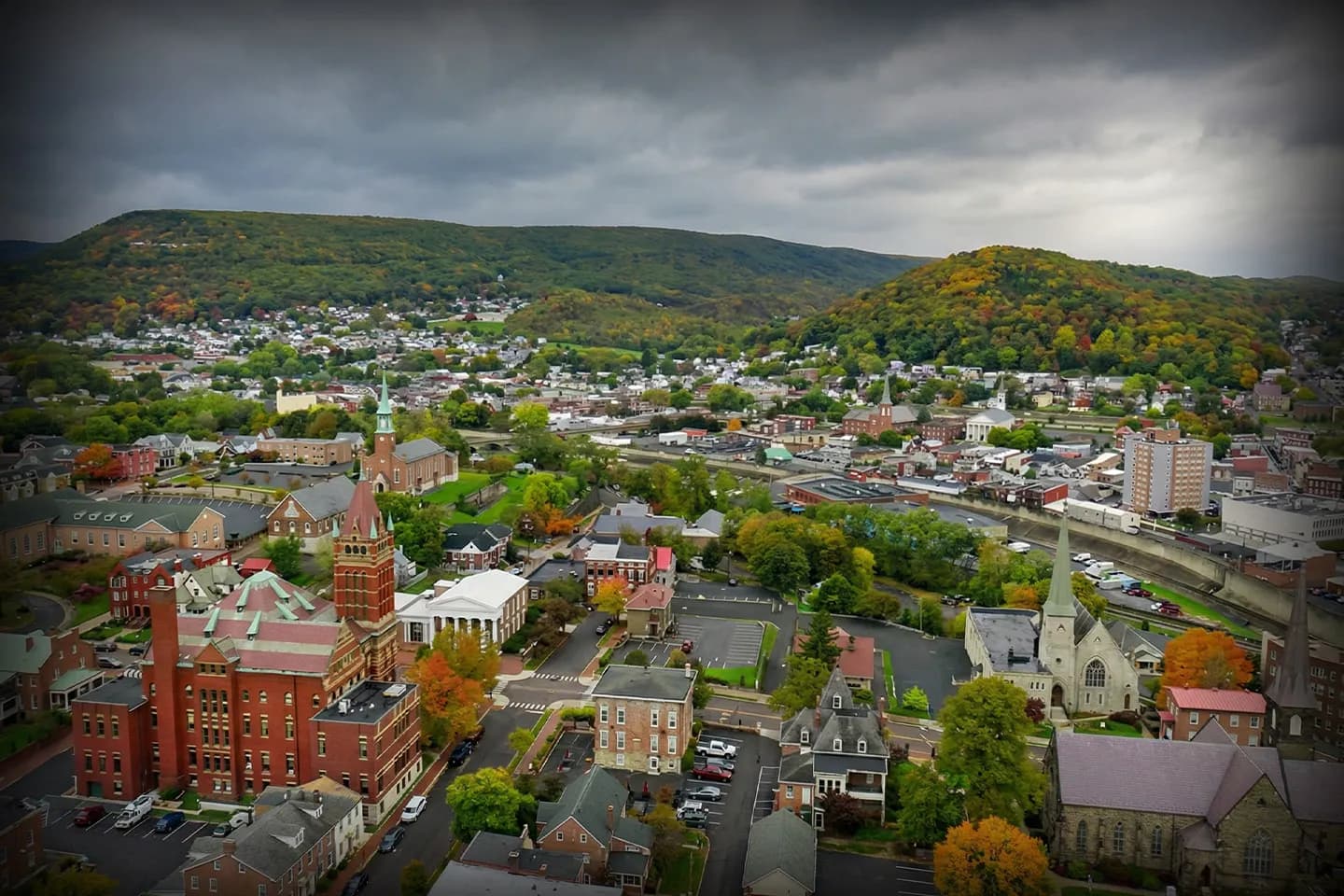 Premium black car from Allegany car service