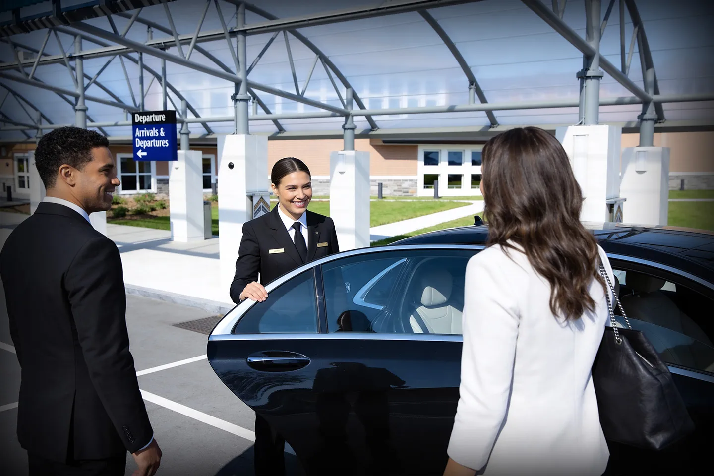 Professional car service for Ithaca Tompkins Regional ITH Airport with luxury vehicle and chauffeur