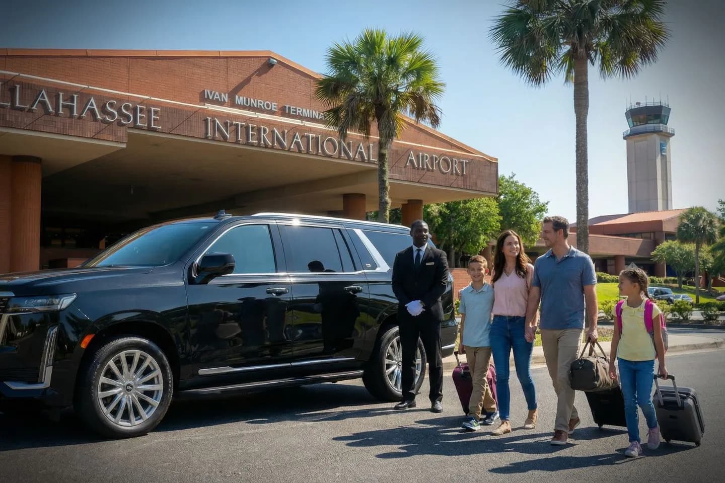 Chauffeur with Tallahassee International (TLH) Car Service near downtown Tallahassee Florida