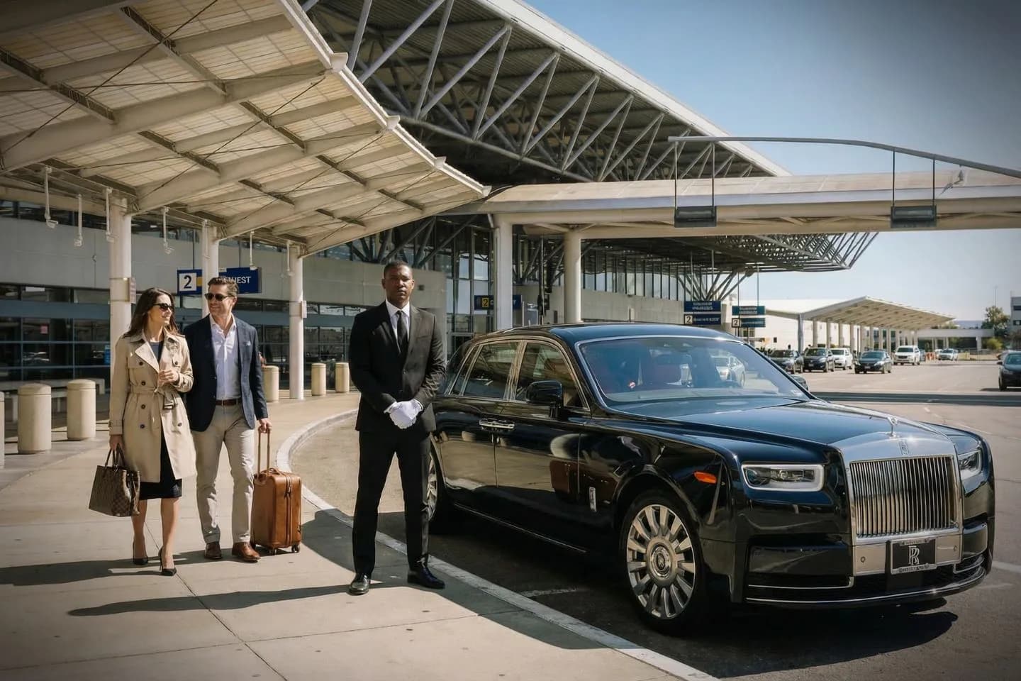 Chauffeur with Oakland International (OAK) Car Service in downtown Oakland business district