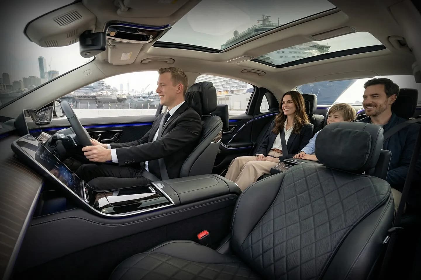 Car Service to Manhattan Cruise Terminal Luxury black car service providing transportation to Manhattan Cruise Terminal, New York