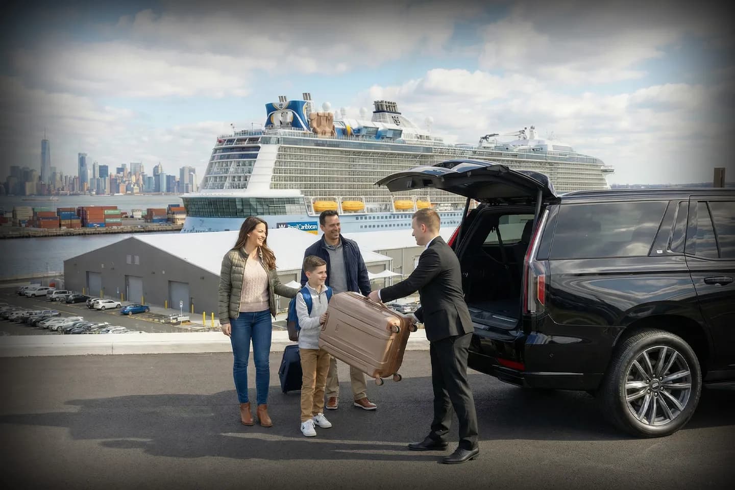 Car Service to New Jersey Cruise Port Luxury black car service providing transportation to New Jersey cruise ports