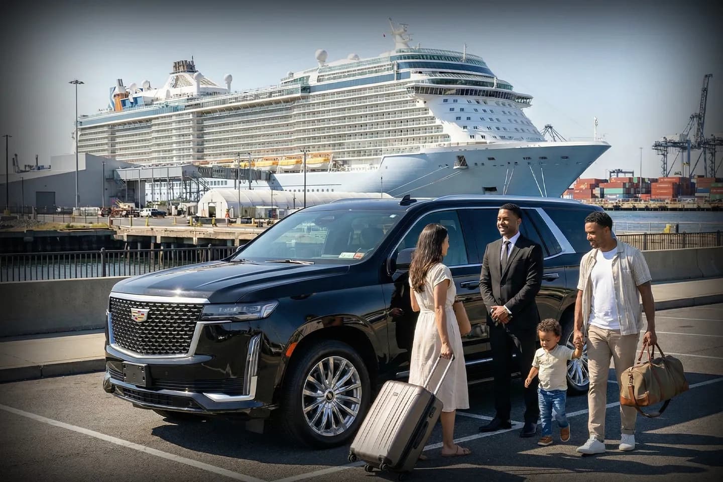 car service to Cape Liberty Cruise Port Luxury black car service providing transportation to Cape Liberty Cruise Port, NJ