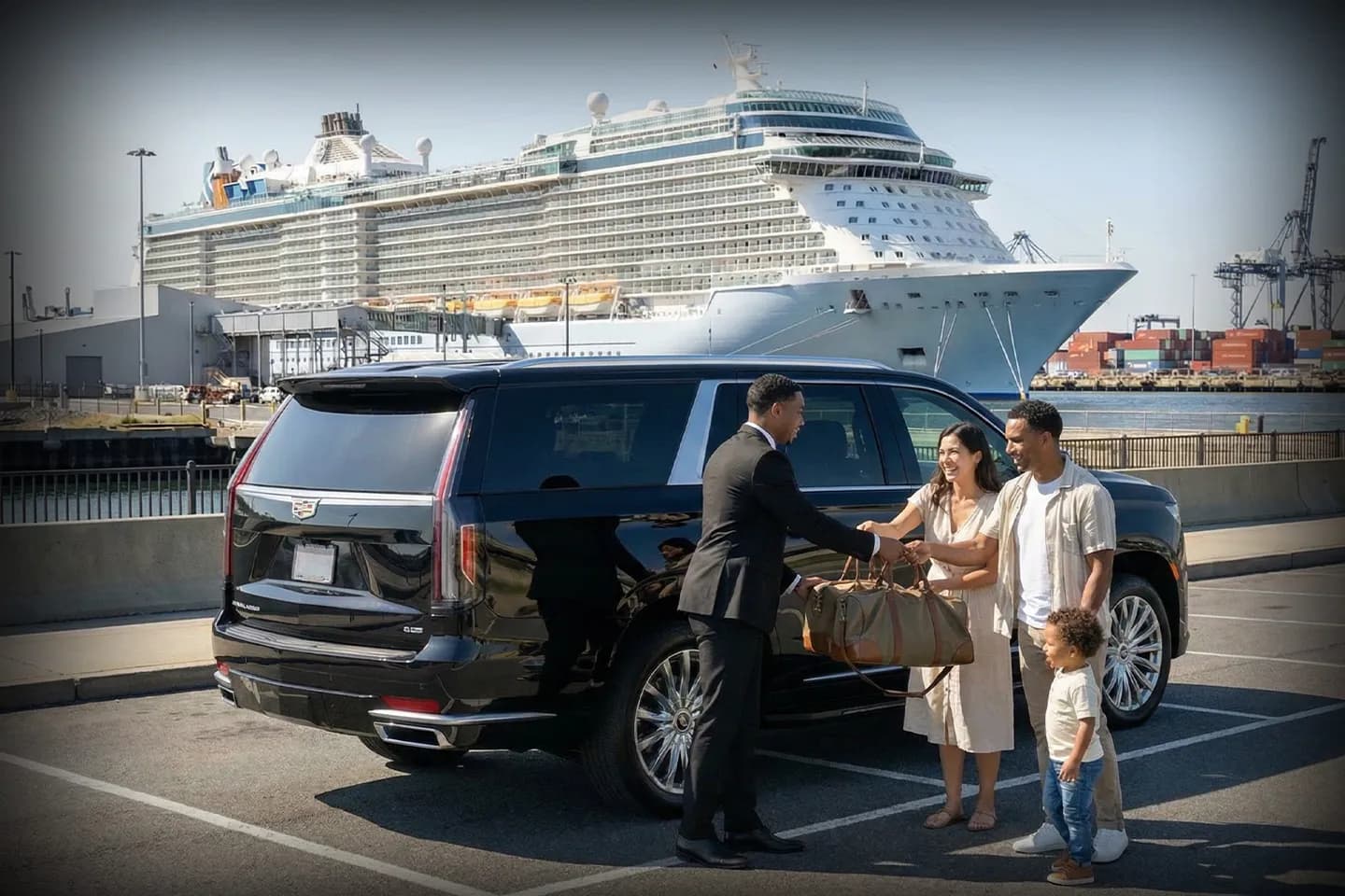 car service to Cape Liberty Cruise Port Luxury SUV and shuttle service for group transportation to Cape Liberty Cruise Port