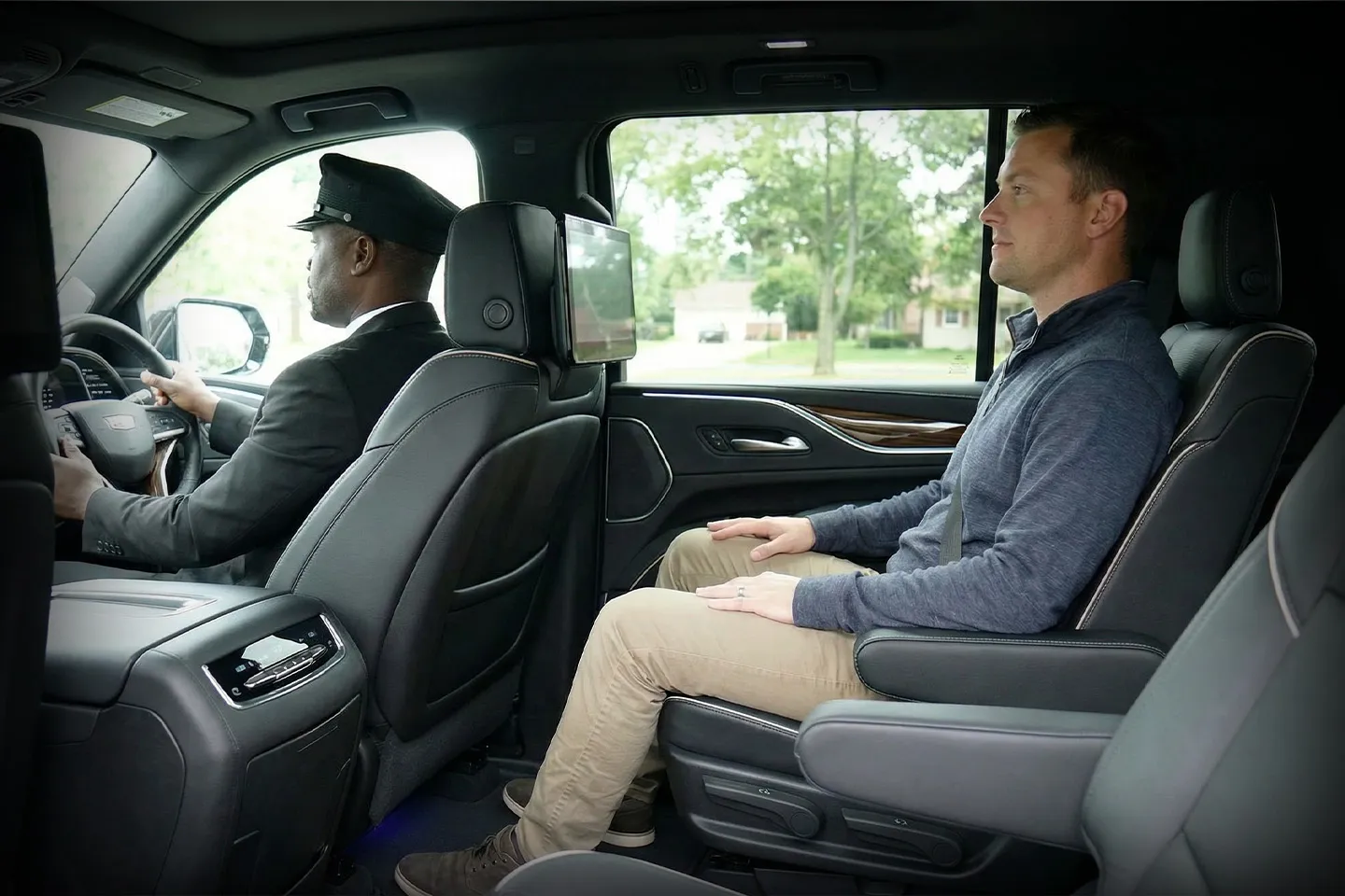 Chauffeur Service in Nassau, NY Professional chauffeur assisting passenger in Nassau NY