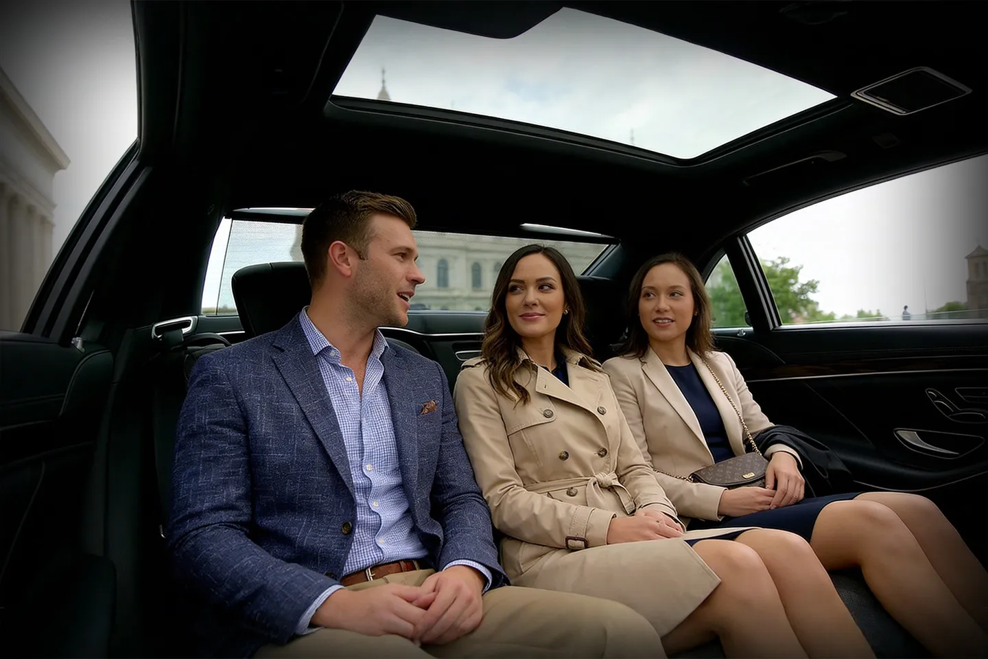 Chauffeur Service in Albany, NY Professional chauffeur assisting client in Albany NY