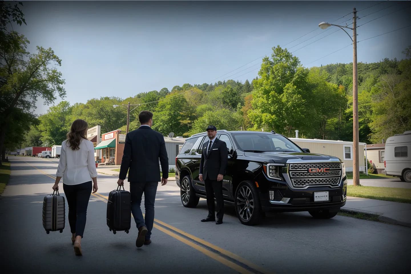 Chauffeur Service in Allegany, NY Airport transfer car by Allegany NY chauffeur service