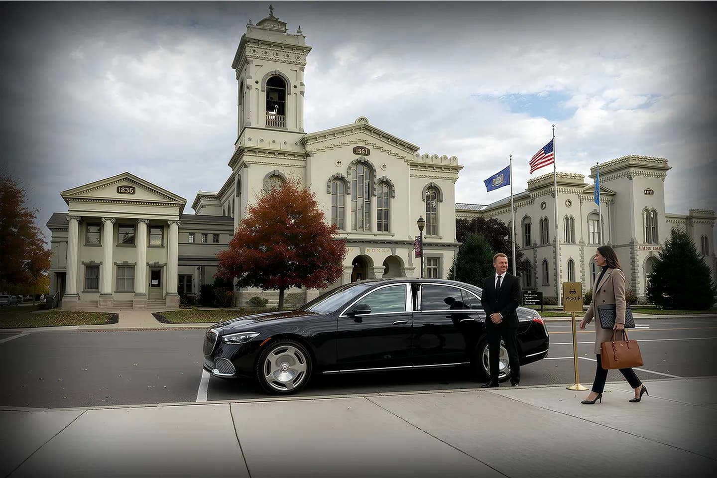 Chauffeur Service in Chemung, NY Airport transfer vehicle by Chemung NY chauffeur service