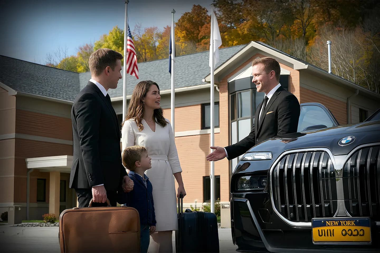Chauffeur Service in Chenango, NY Luxury sedan for Chenango chauffeur service in Chenango NY