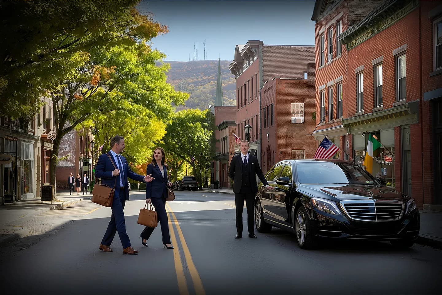 Chauffeur Service in Dutchess, NY Luxury sedan for Dutchess NY chauffeur service transportation