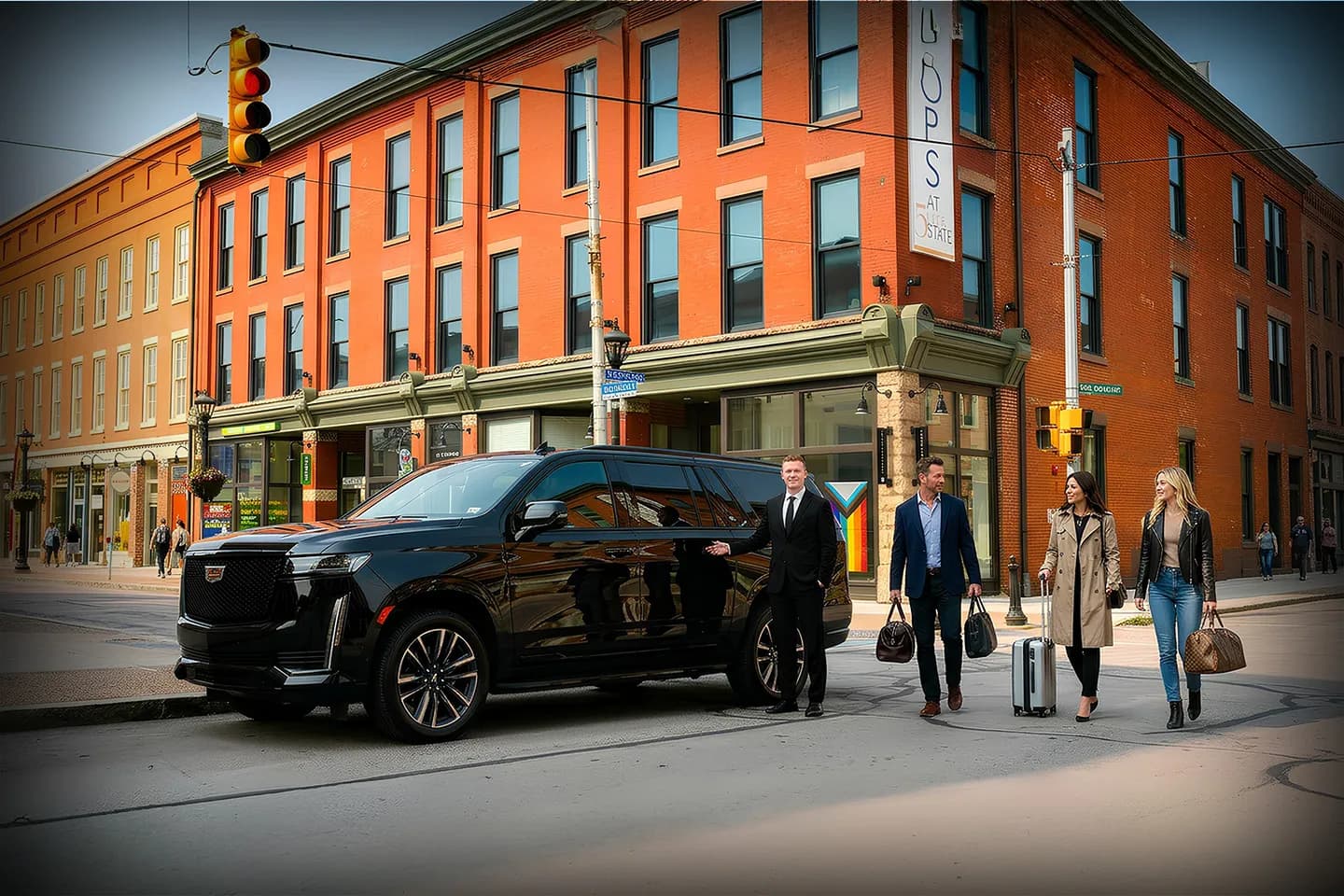 Chauffeur Service in Erie, NY Airport transfer vehicle by Erie NY chauffeur service