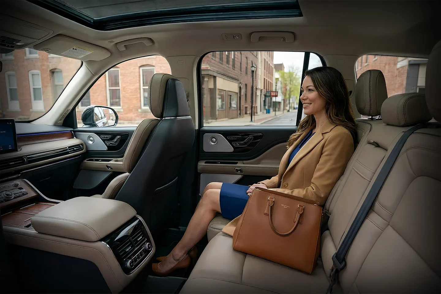Chauffeur Service in Herkimer, NY Professional chauffeur opening door for client in Herkimer NY car service setting