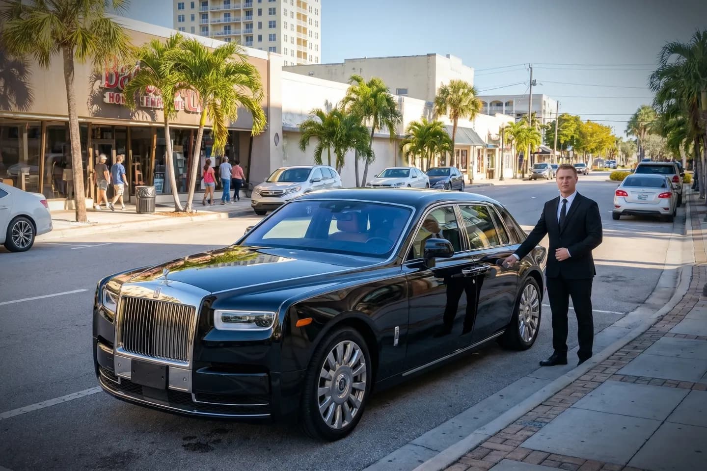 Hendry, FL Car Service Luxury sedan providing comfortable car service in Hendry, FL