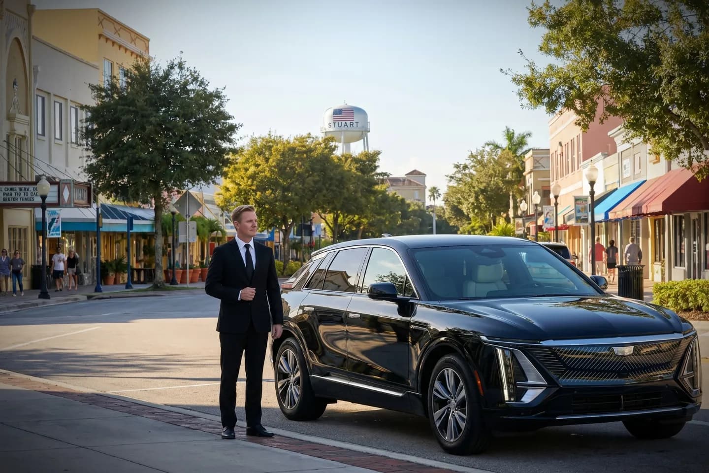 Martin, FL Car Service Premium black sedan providing professional car service in Martin, FL.