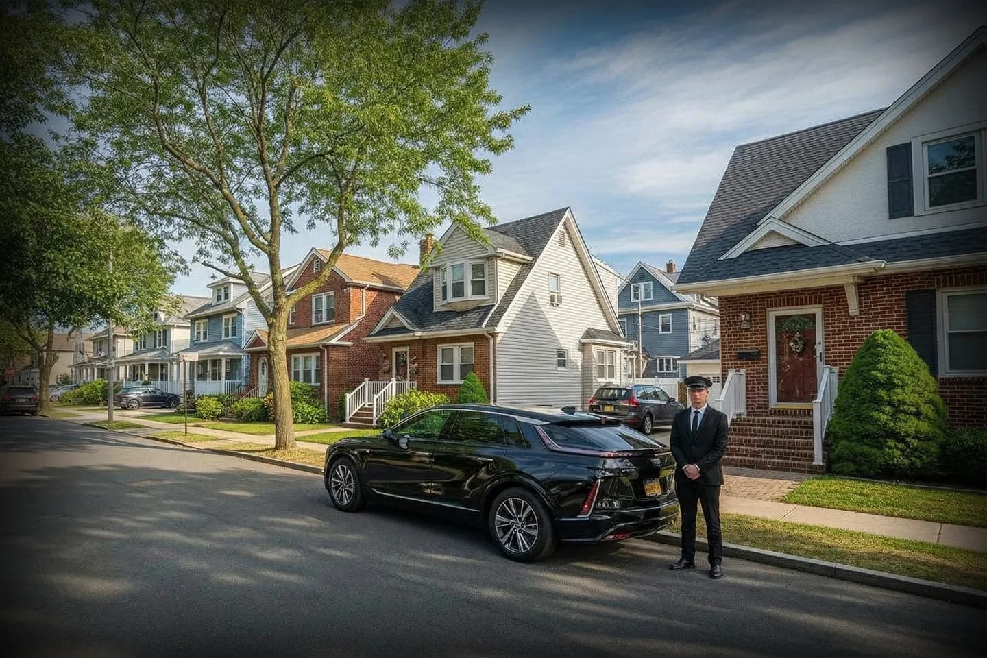 Staten Island, NY Chauffeur Service Staten Island NY chauffeur service providing airport transfer with luxury black car