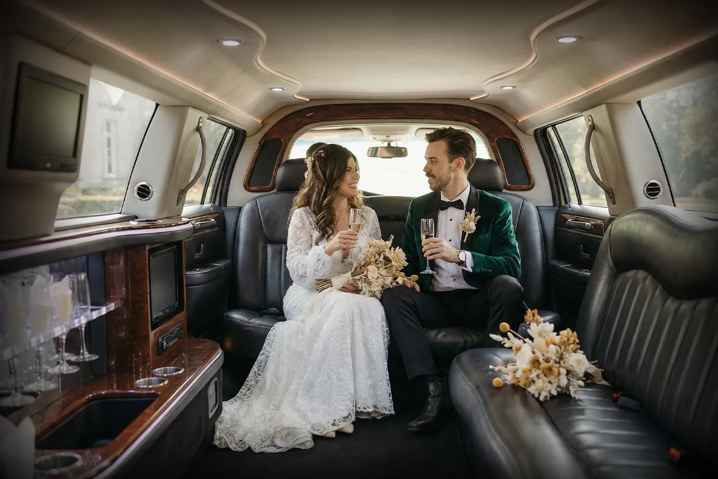 Bronx, NY Wedding Limo Service Luxury wedding limo service in Bronx, New York with professional chauffeur